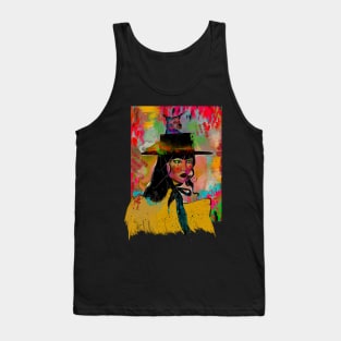 Lady with a hat Tank Top